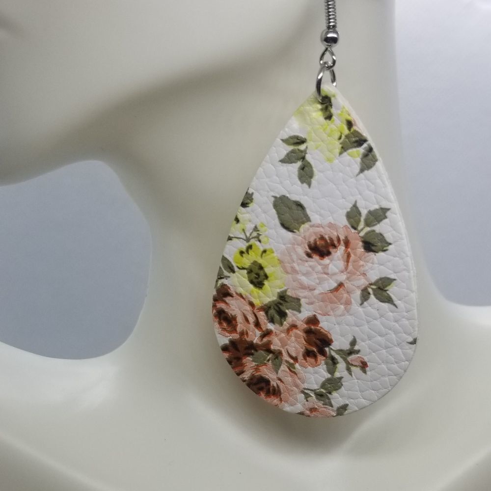 Floral garden lady gift earrings‎ new